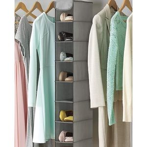 In closet shoe storage